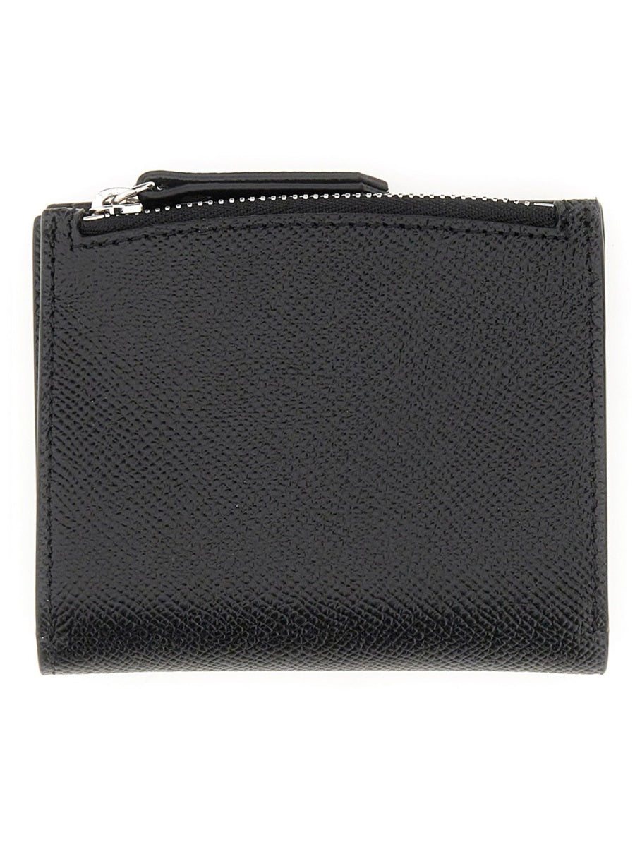 MAISON MARGIELA Mini Leather Wallet with Logo - Banlieue91 -
