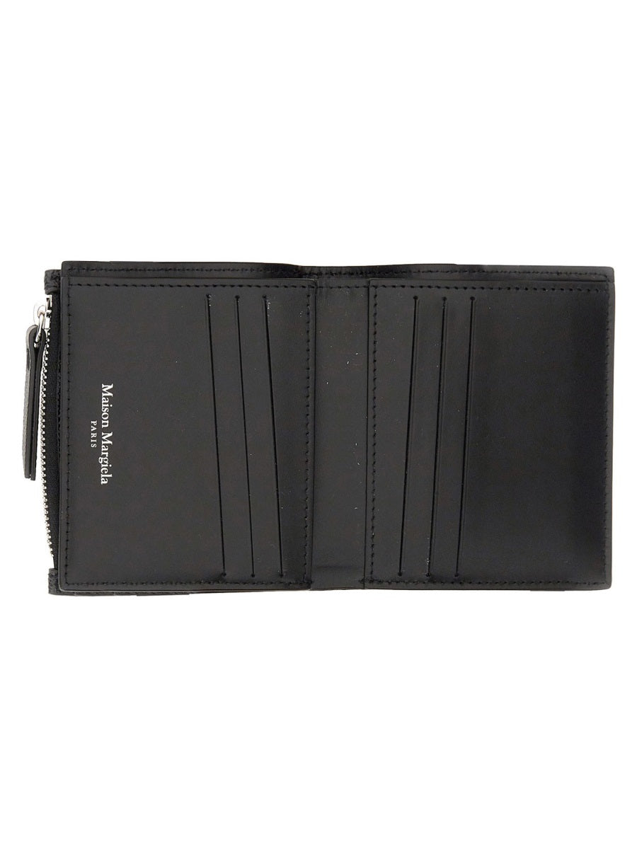 MAISON MARGIELA Mini Leather Wallet with Logo - Banlieue91 -