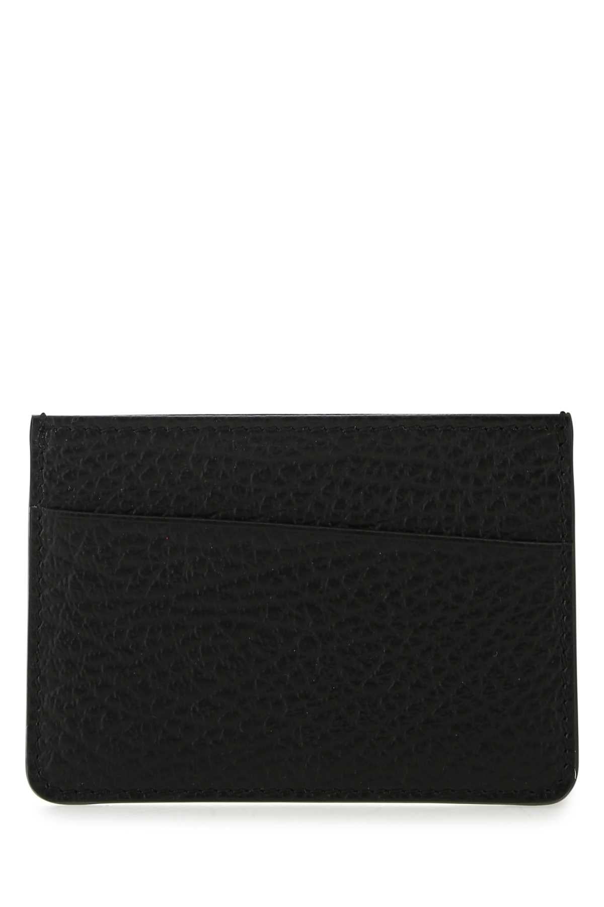 MAISON MARGIELA Mini Pebbled Calfskin Card Holder - Three Card Slots - Banlieue91 -