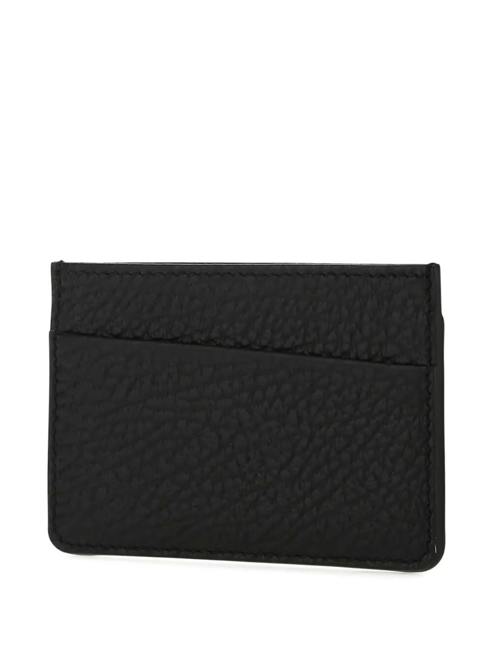 MAISON MARGIELA Mini Pebbled Calfskin Card Holder - Three Card Slots - Banlieue91 -