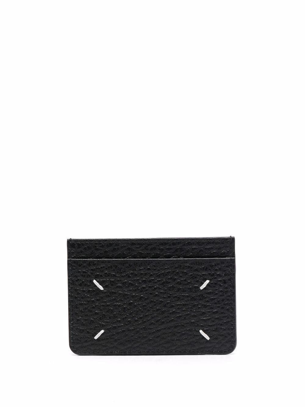 MAISON MARGIELA Mini Pebbled Calfskin Card Holder - Three Card Slots - Banlieue91 -