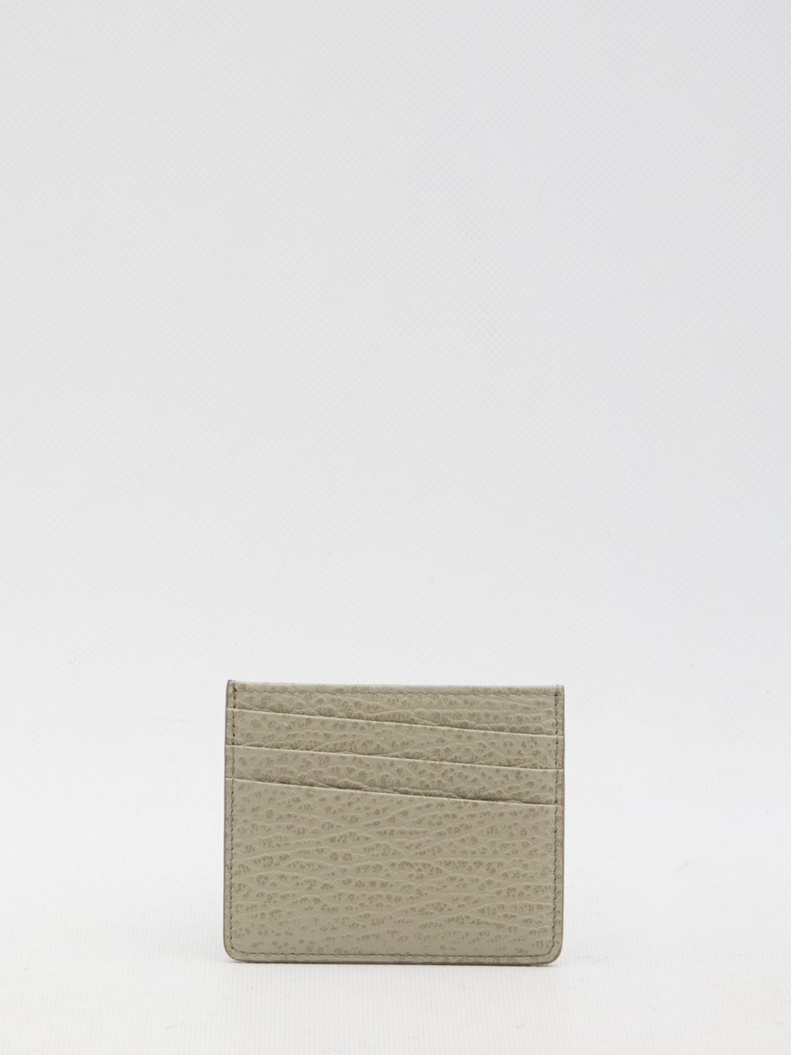 MAISON MARGIELA Grained Leather Mini Cardholder with Four Seams - Banlieue91 -