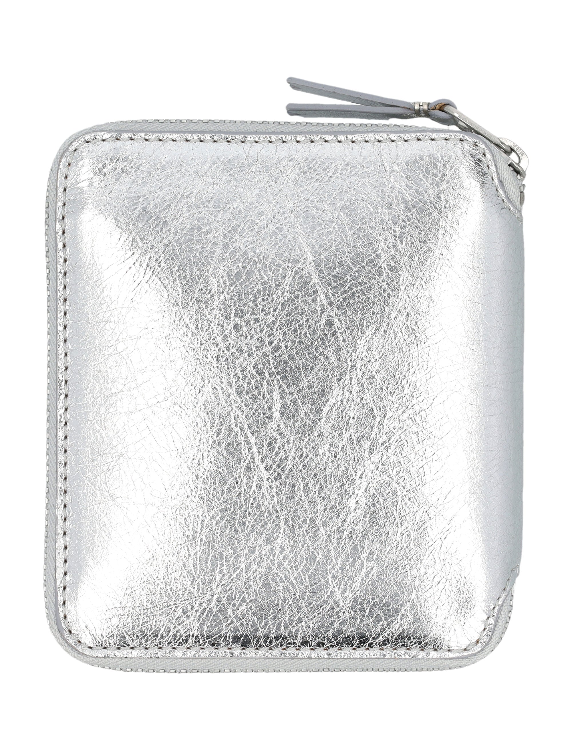 COMME DES GARÇONS WALLET Mini Metallic Zip Around Wallet - Small Leather Goods - Banlieue91 -