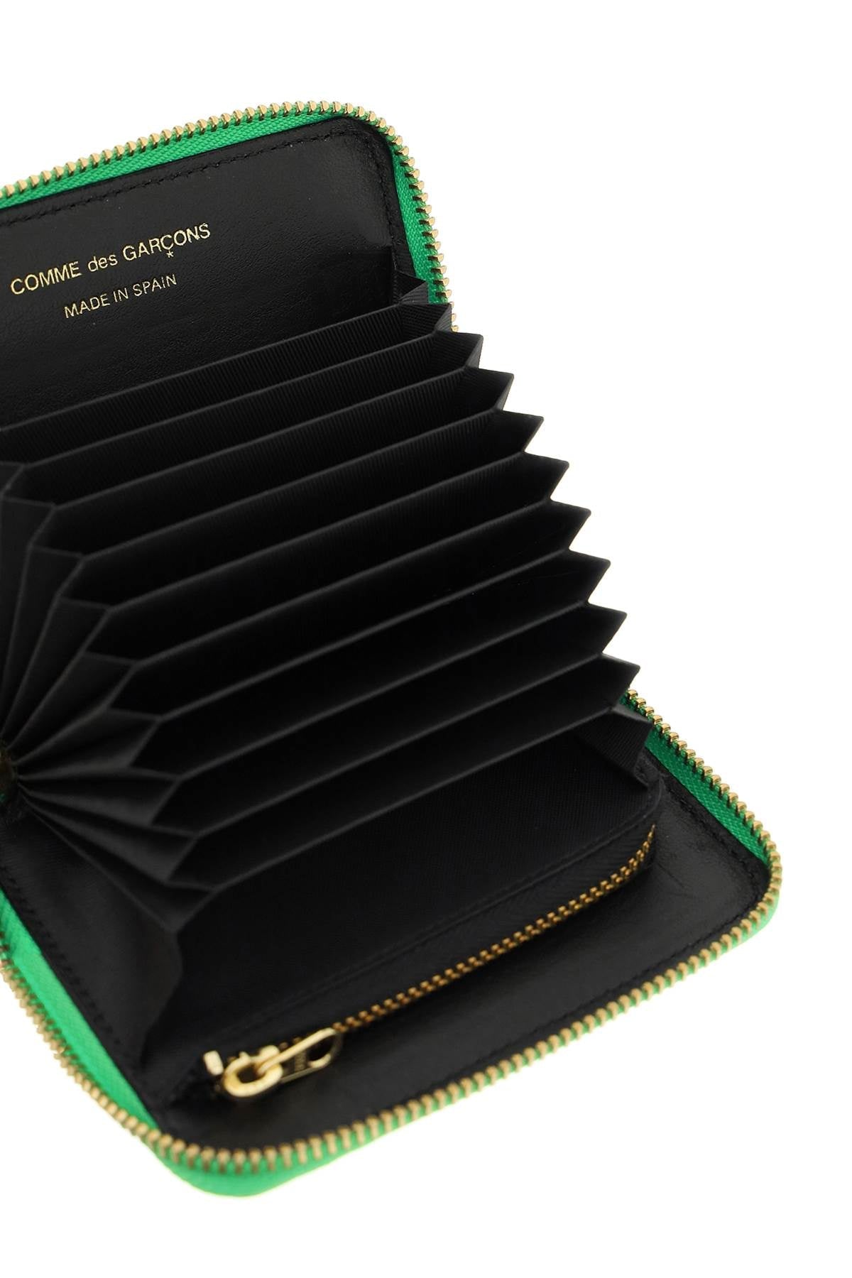 COMME DES GARÇONS WALLET Leather Ziparound Card Holder - 11.5 cm x 9 cm - Banlieue91 -
