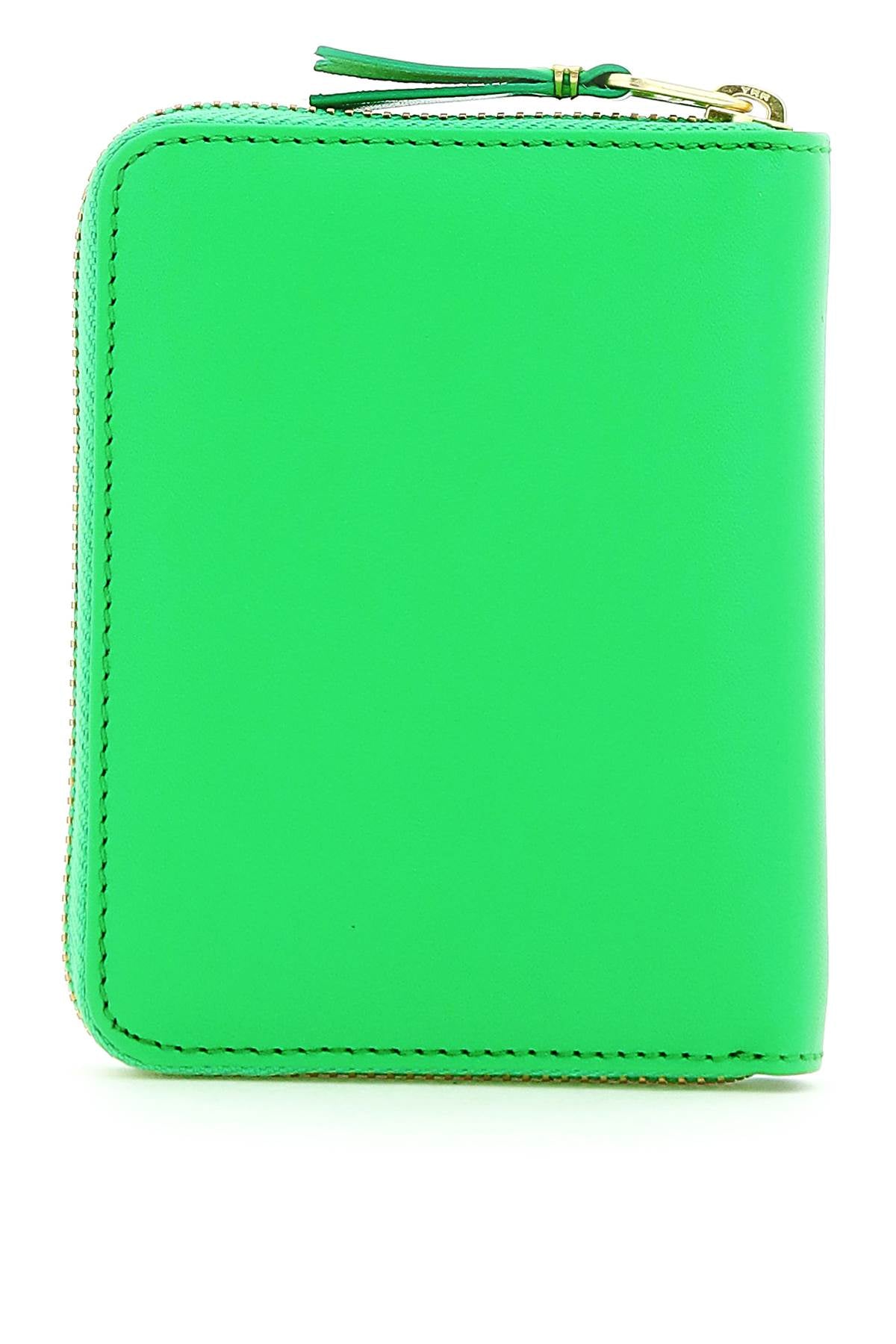 COMME DES GARÇONS WALLET Leather Ziparound Card Holder - 11.5 cm x 9 cm - Banlieue91 -