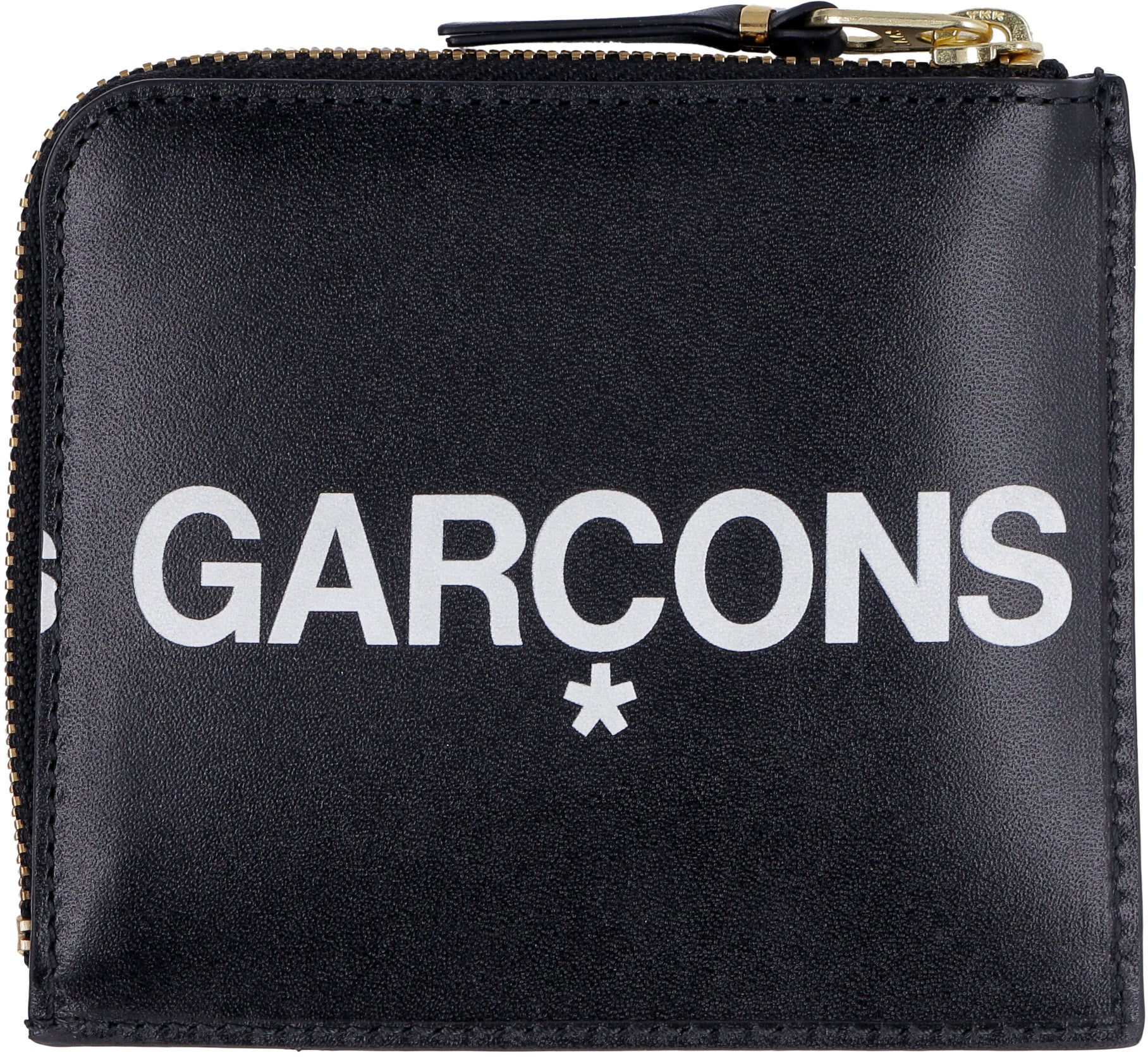 COMME DES GARÇONS WALLET Large Logo Zip Wallet - Banlieue91 -