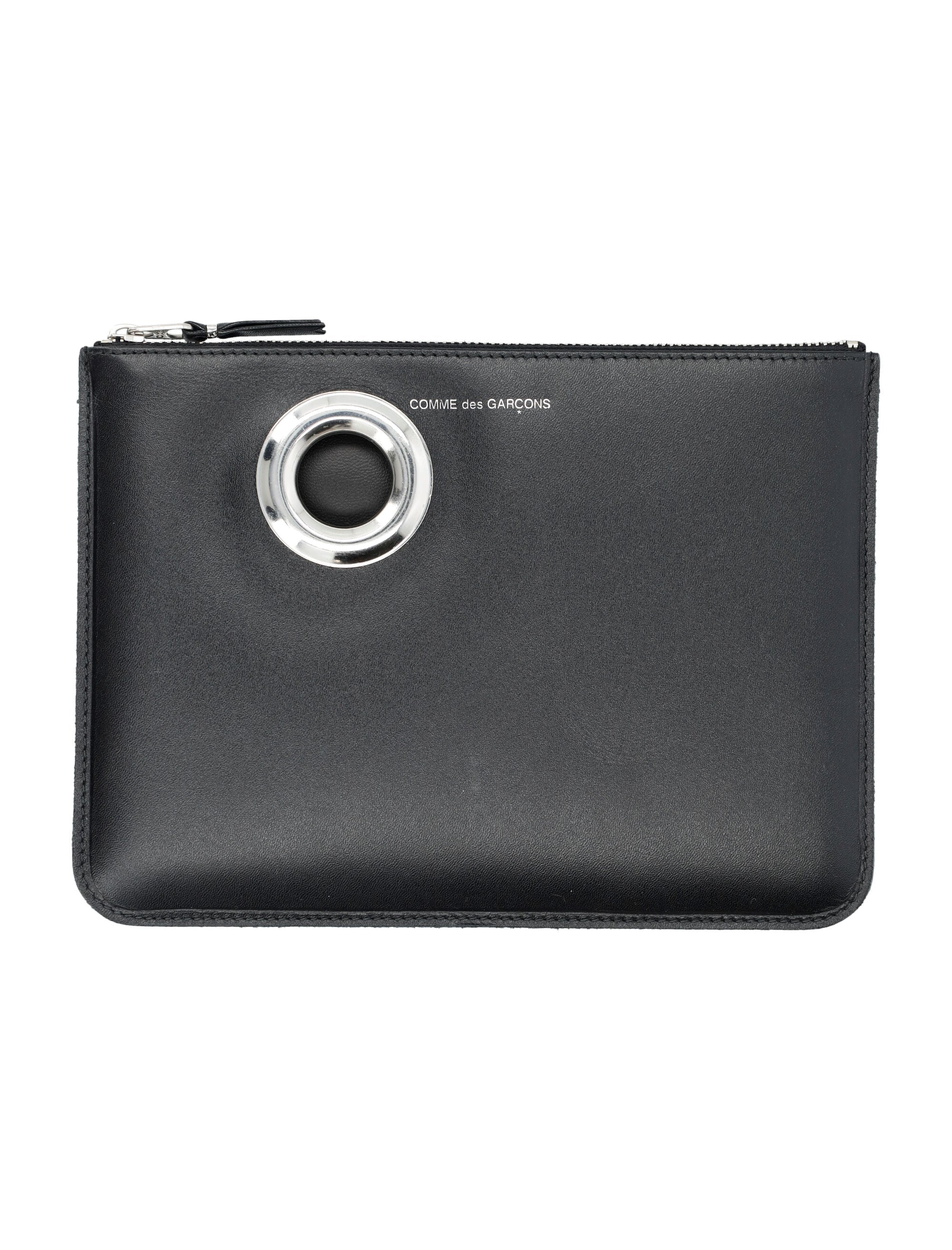 COMME DES GARÇONS WALLET Mini Eyelet Pouch Handbag - Banlieue91 -