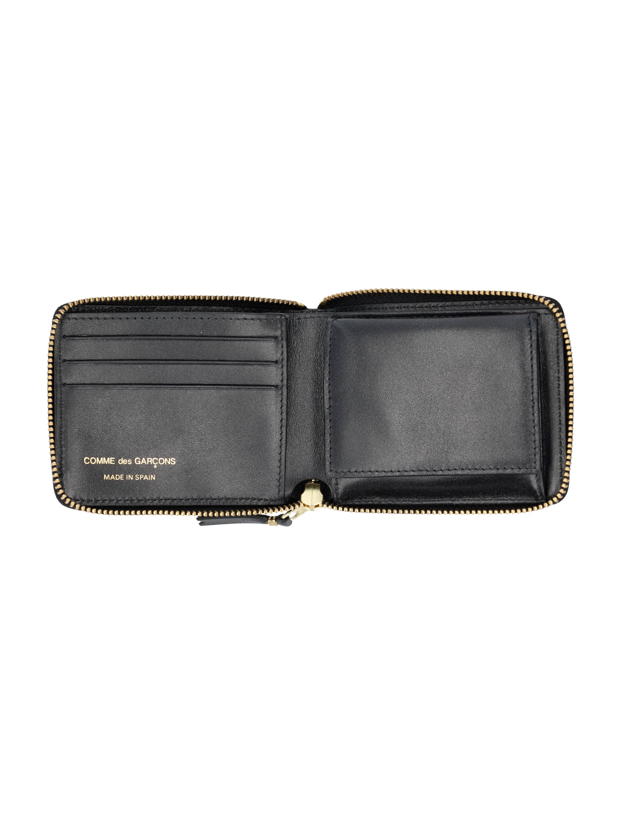 COMME DES GARÇONS WALLET Mini Smooth Leather Zip Around Wallet - Banlieue91 -