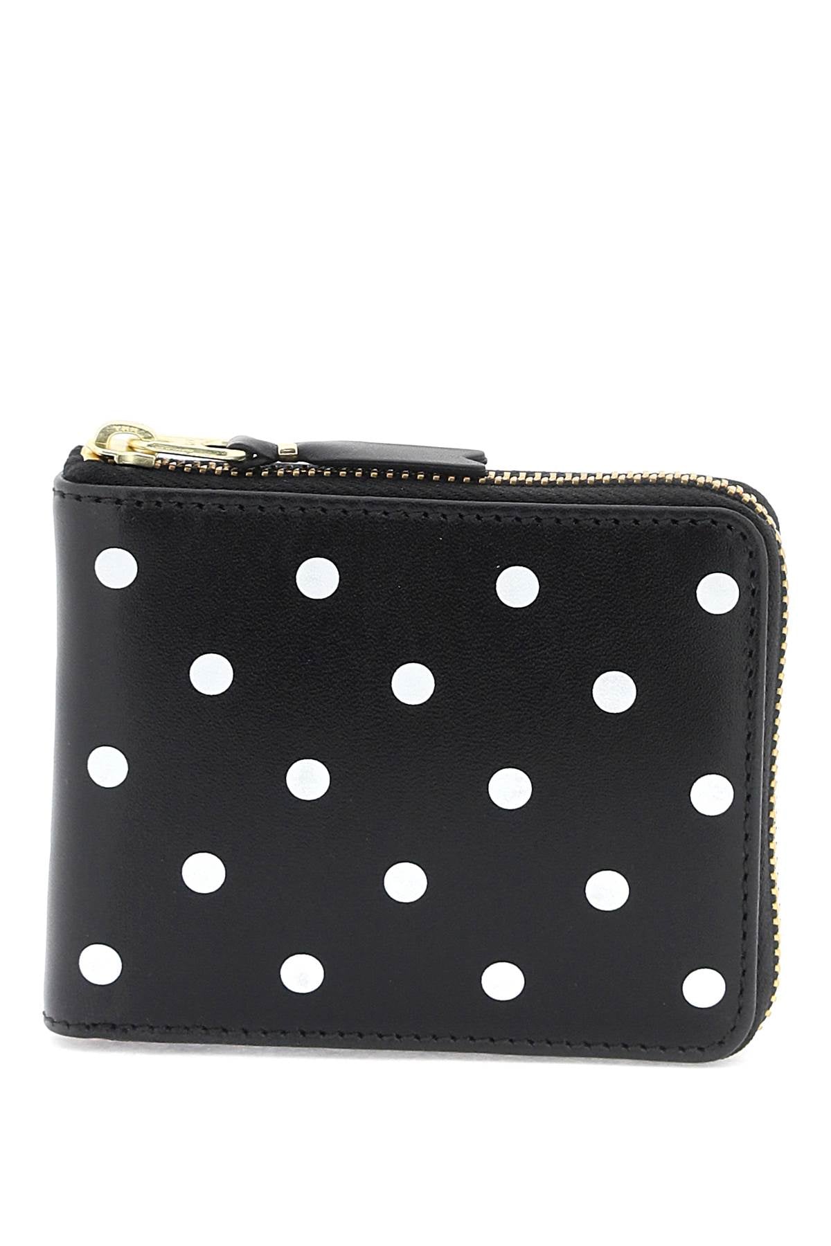 COMME DES GARÇONS WALLET Polka-Dot Leather Wallet - 11 cm x 8.5 cm - Banlieue91 -