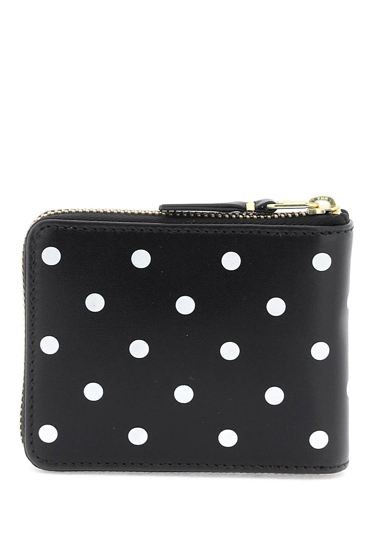 COMME DES GARÇONS WALLET Polka-Dot Leather Wallet - 11 cm x 8.5 cm - Banlieue91 -