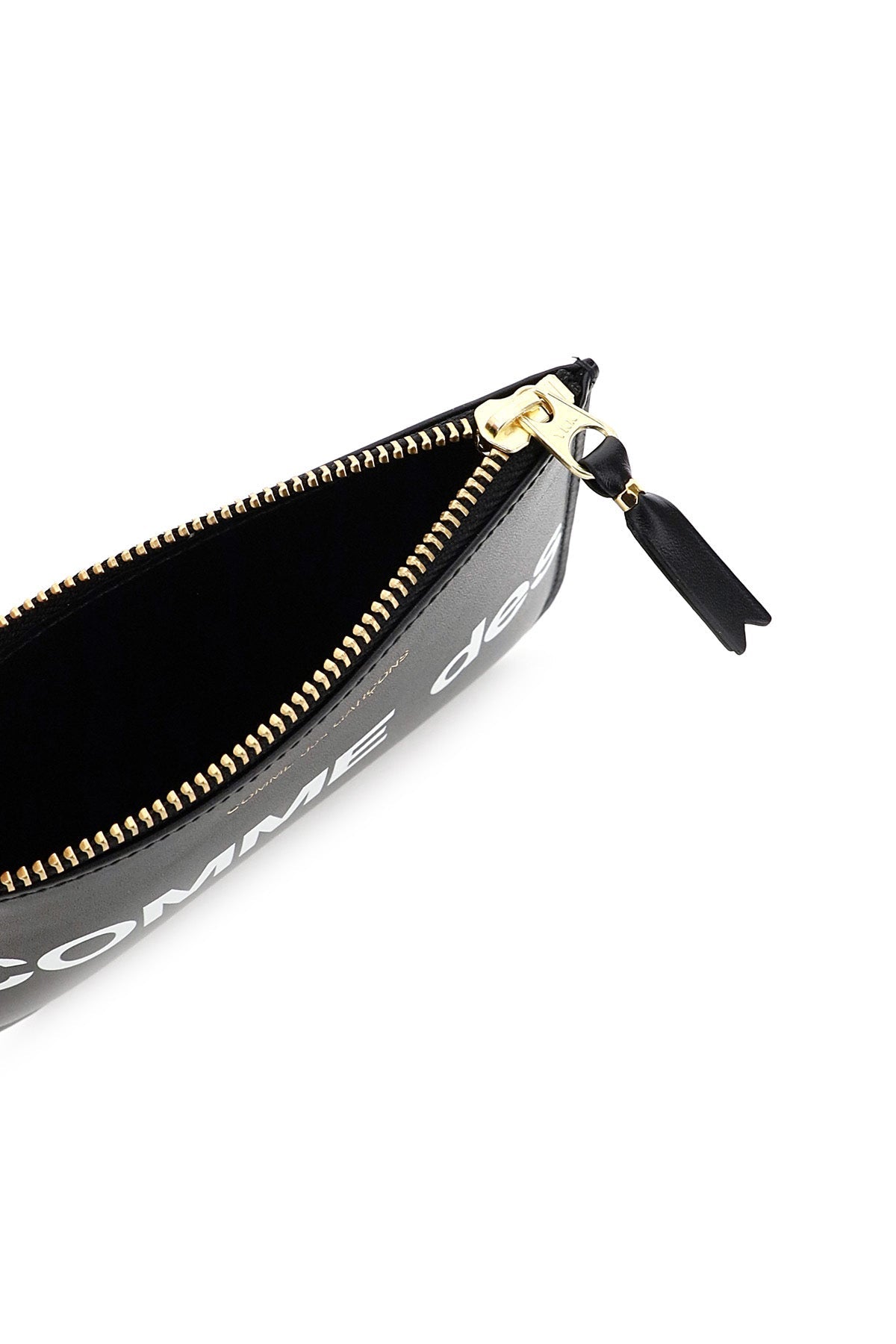 COMME DES GARÇONS WALLET Mini Leather Pouch Handbag with Logo Detail - Banlieue91 -