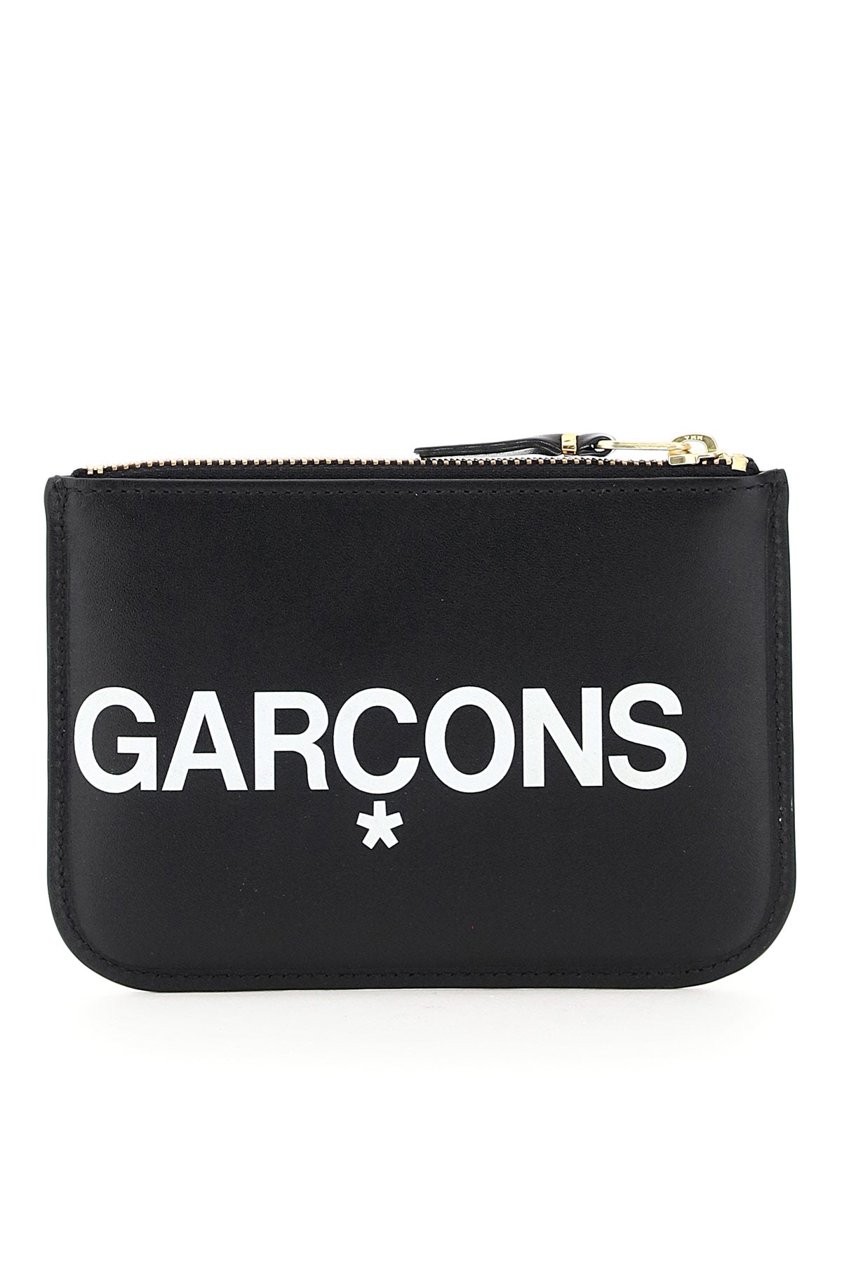 COMME DES GARÇONS WALLET Mini Leather Pouch Handbag with Logo Detail - Banlieue91 -