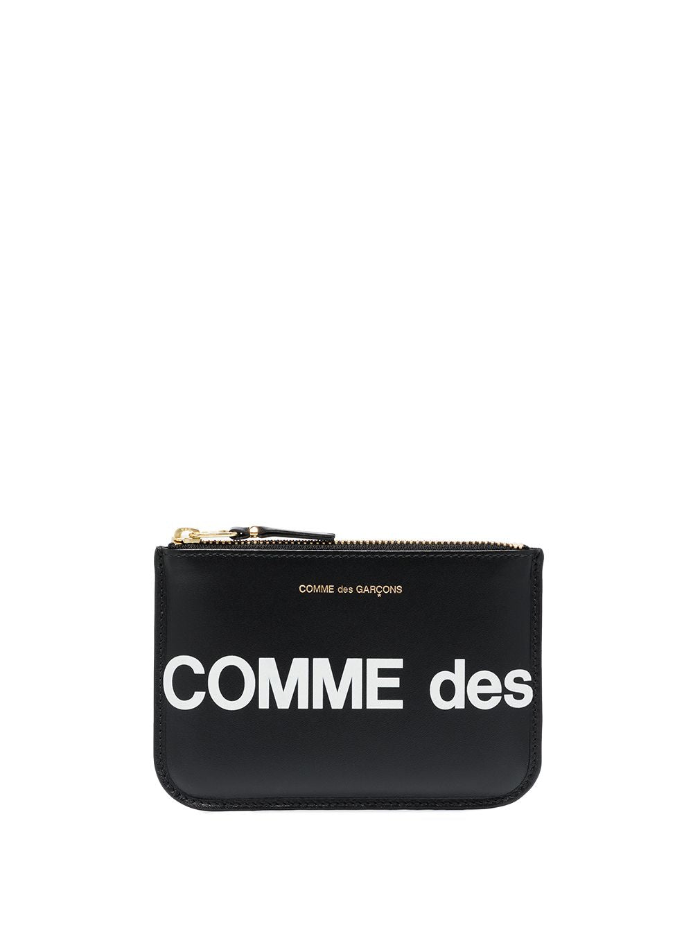 COMME DES GARÇONS WALLET Mini Leather Pouch Handbag with Logo Detail - Banlieue91 -