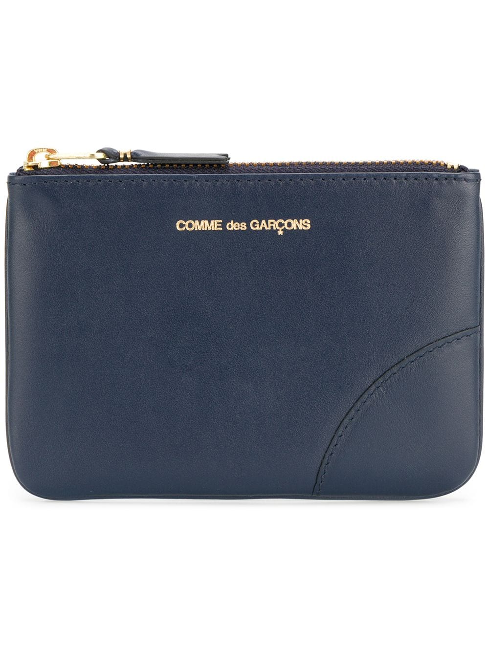 COMME DES GARÇONS WALLET Mini Leather Pouch Handbag with Logo Detail - Banlieue91 -