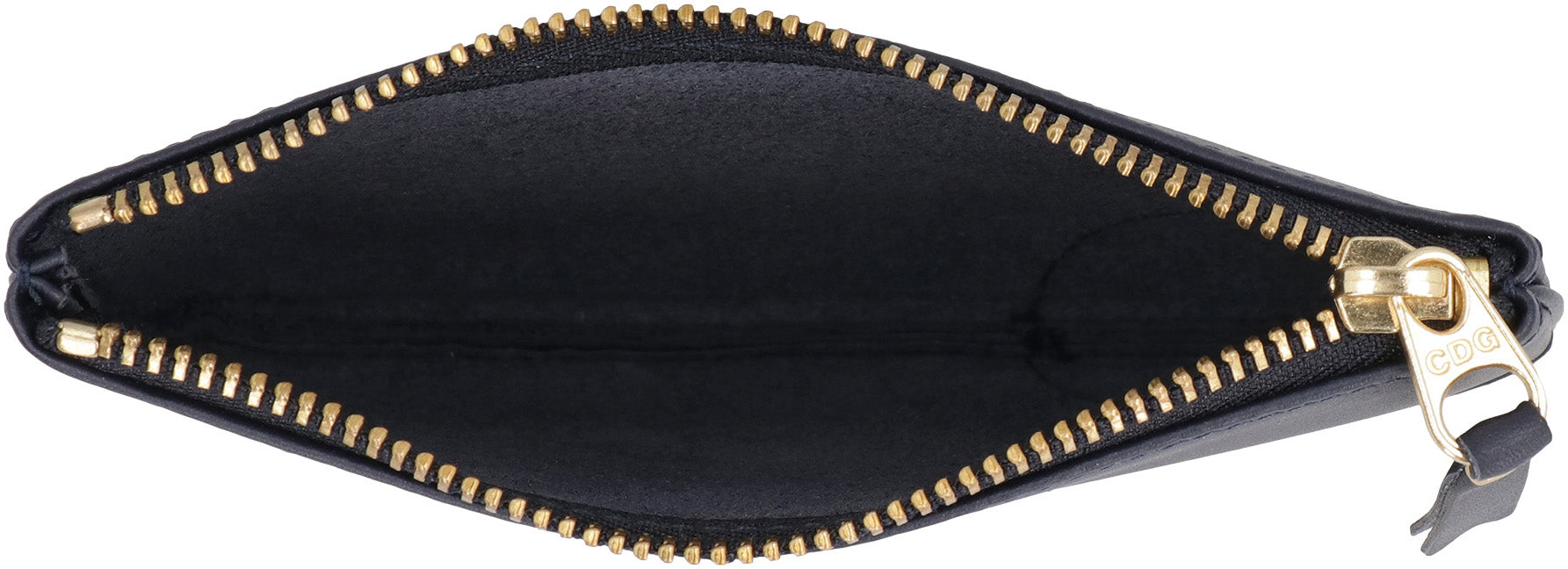 COMME DES GARÇONS WALLET Mini Leather Pouch Handbag with Logo Detail - Banlieue91 -