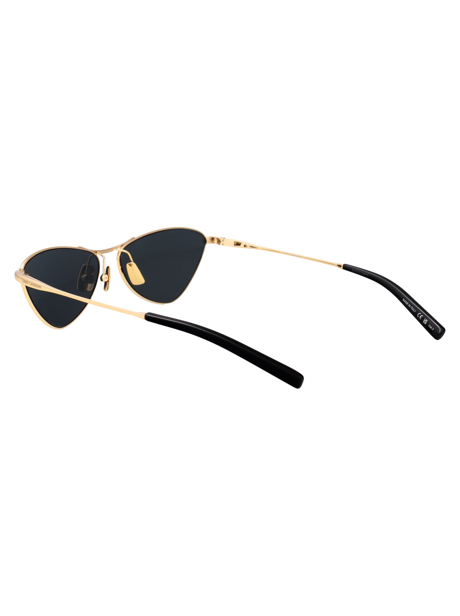 SAINT LAURENT Sleek Metal Frame Sunglasses for Women - Banlieue91 -