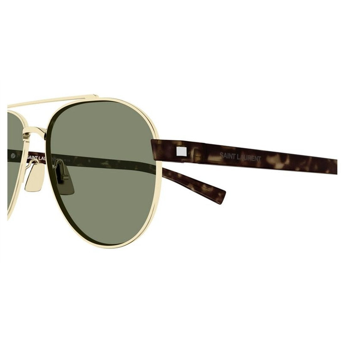 SAINT LAURENT Sleek Metal Frame Sunglasses for Men - Banlieue91 -