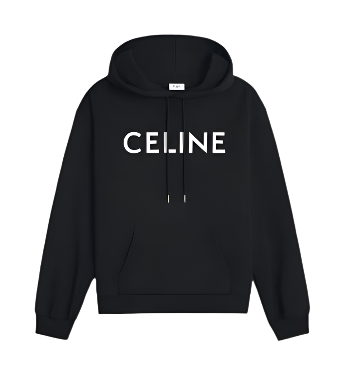 Celine Loose Hoodie Black - Banlieue91