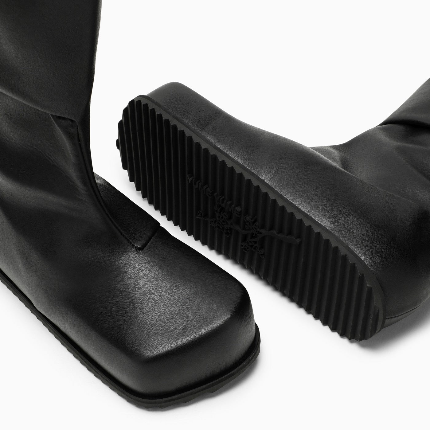 Yume Yume High Black Faux Leather Boot - Banlieue91 -