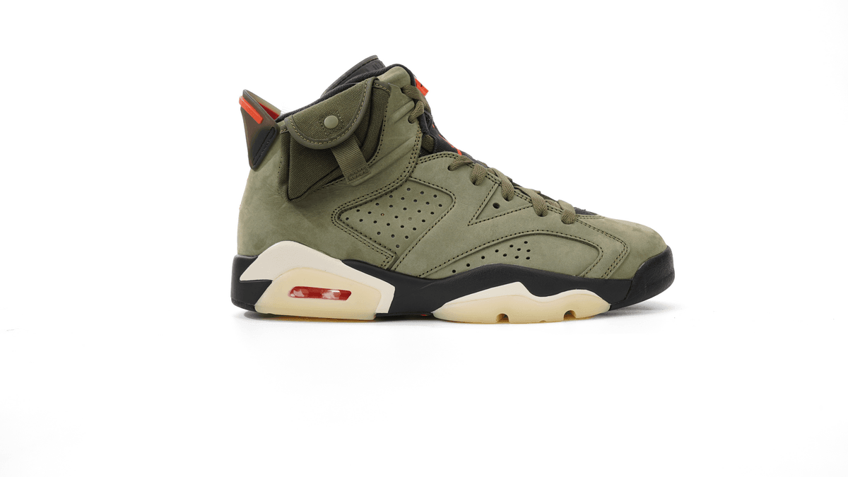 Travis Scott x Air Jordan 6 Retro 'Olive' - Banlieue91