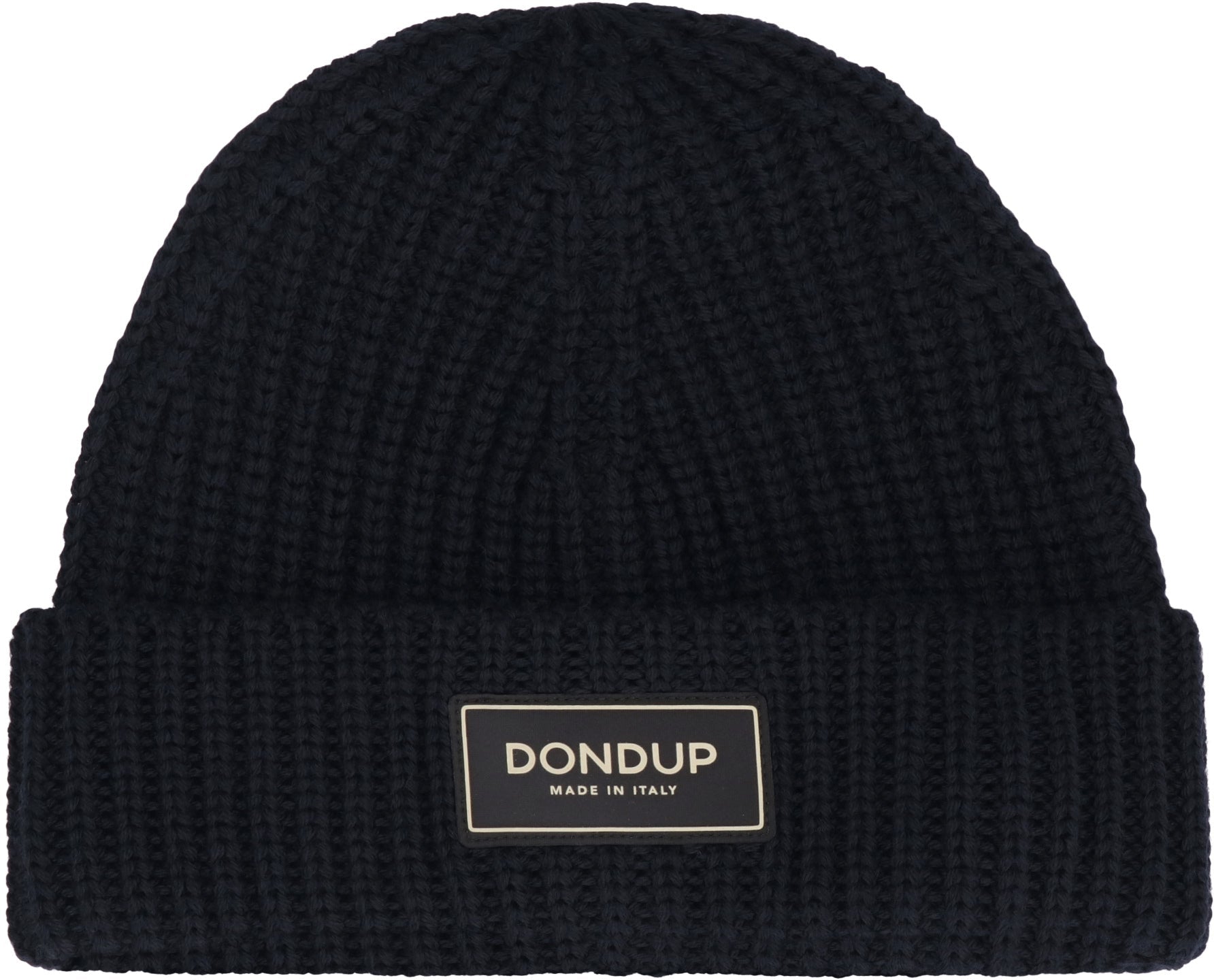 DONDUP Ribbed Knit Beanie with Turn Up Brim - Banlieue91 -