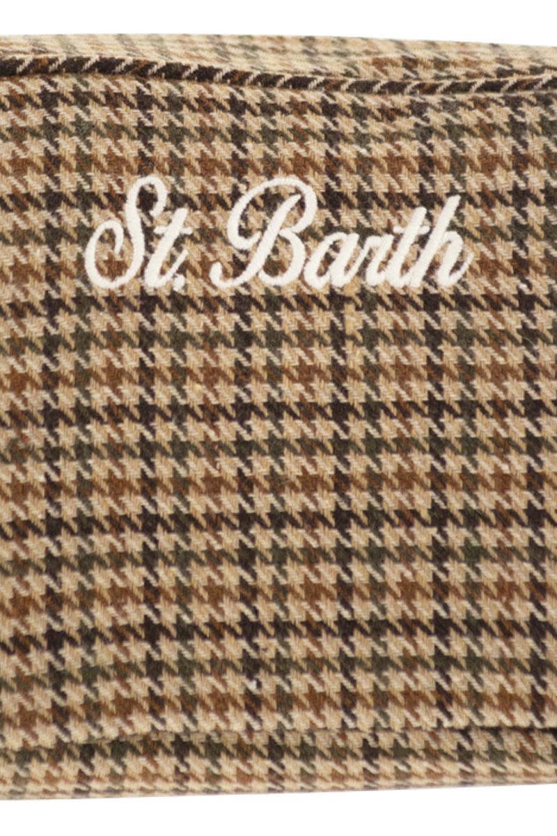 MC2 SAINT BARTH Mini Houndstooth Wool Blend Beauty Case - FW25 - Banlieue91 -