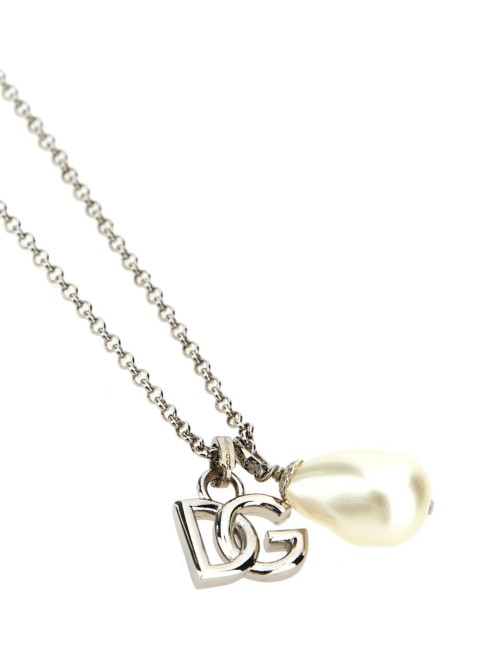 Dolce & Gabbana Logo Drop Necklace - Banlieue91 -