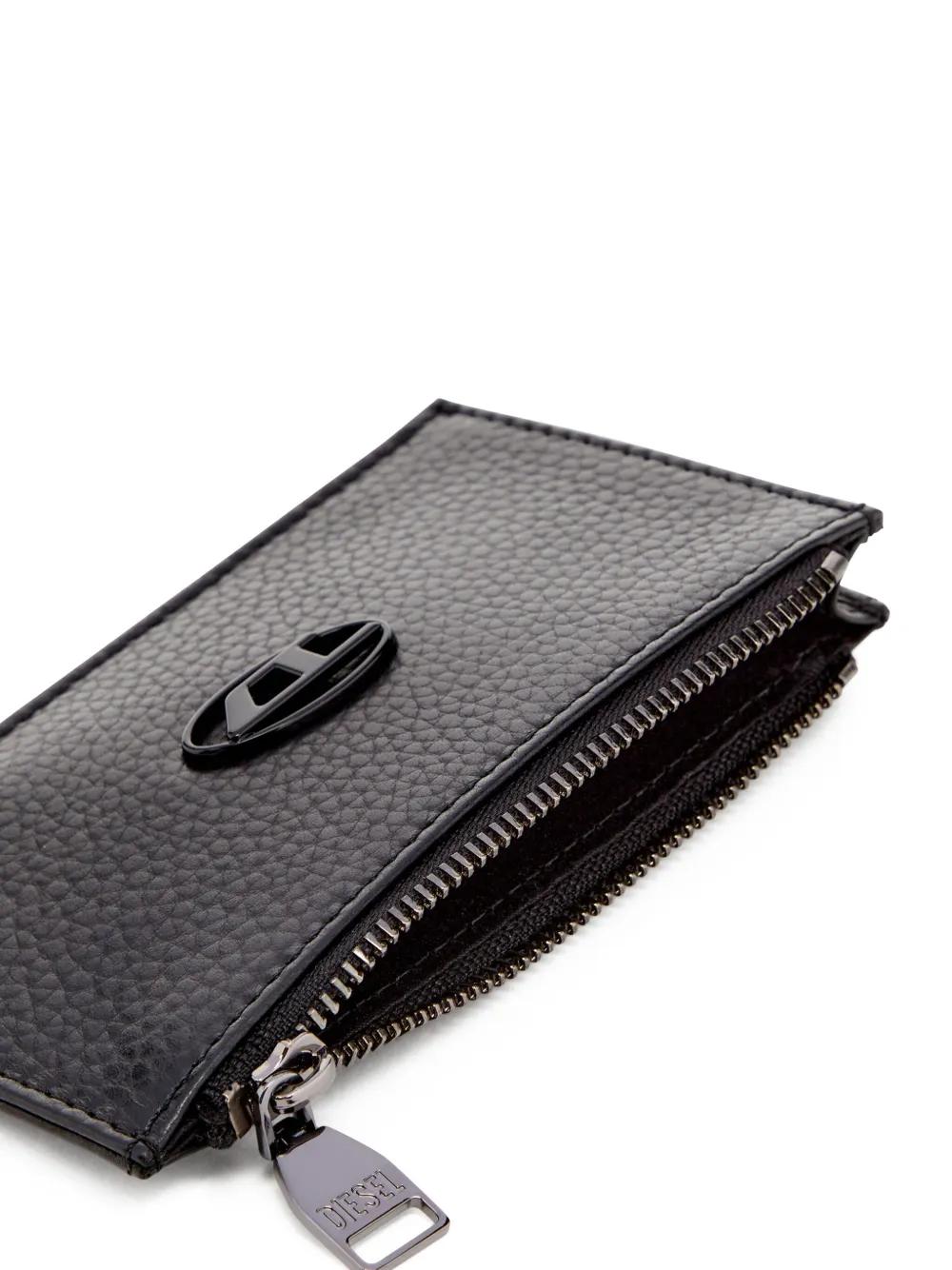 DIESEL Mini Grained Leather Wallet with Logo Plaque - Banlieue91 -