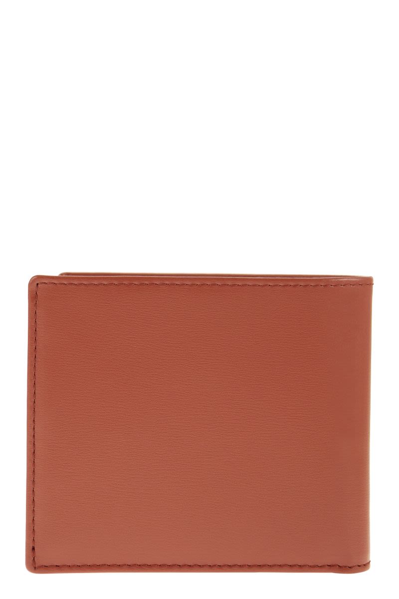 TOD'S Men's Mini Leather Wallet with Timeless Logo - 11 x 9.5 x 1.5 cm - Banlieue91 -