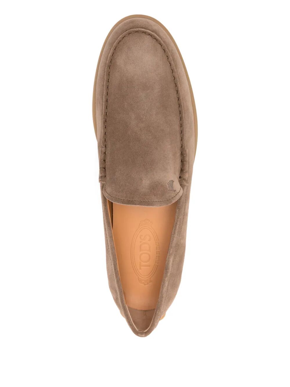 TOD'S Suede Loafers with Rubber Sole for Men - Banlieue91 -