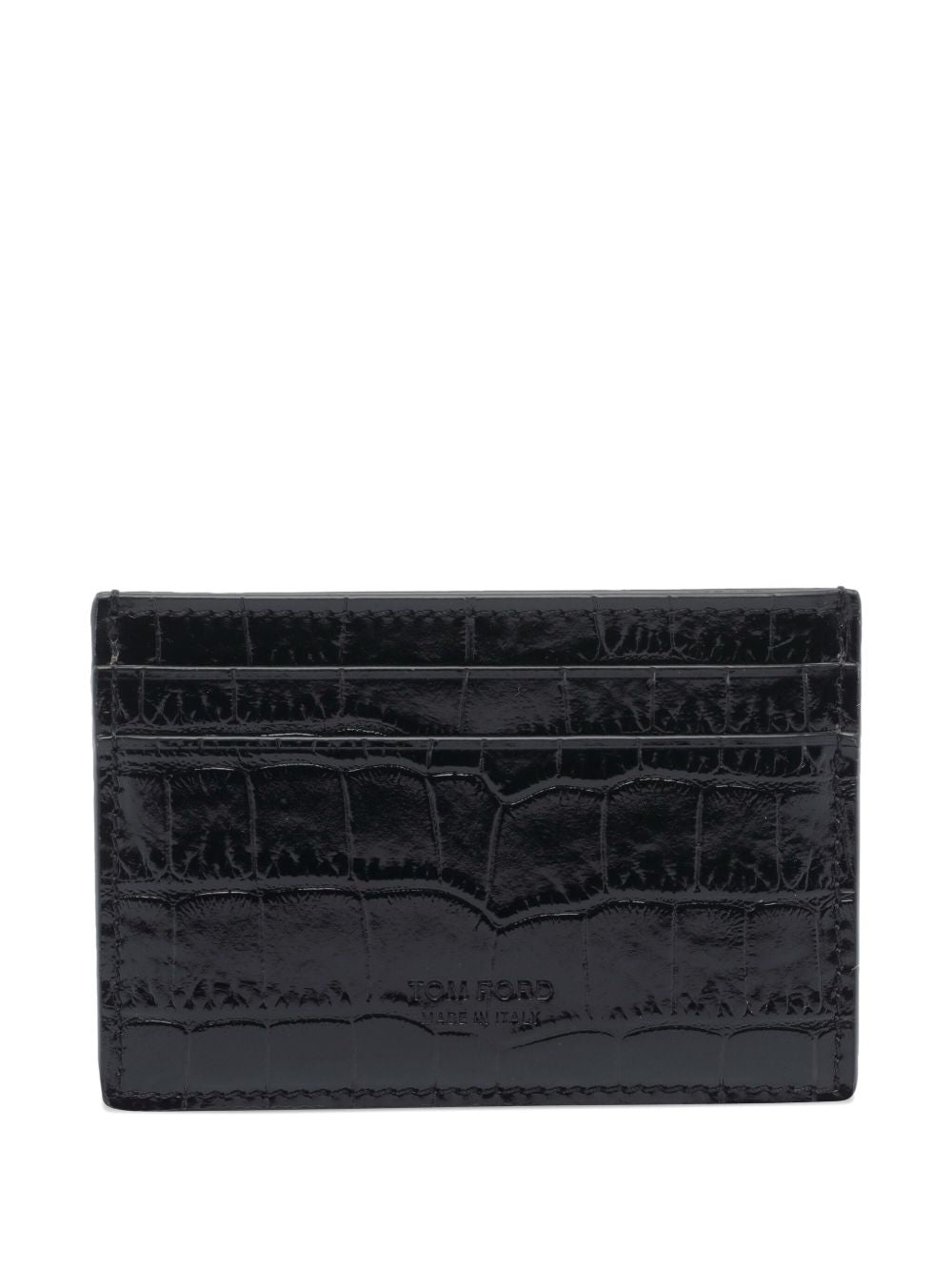 TOM FORD Crocodile-Print Leather Mini Card Holder - Banlieue91 -