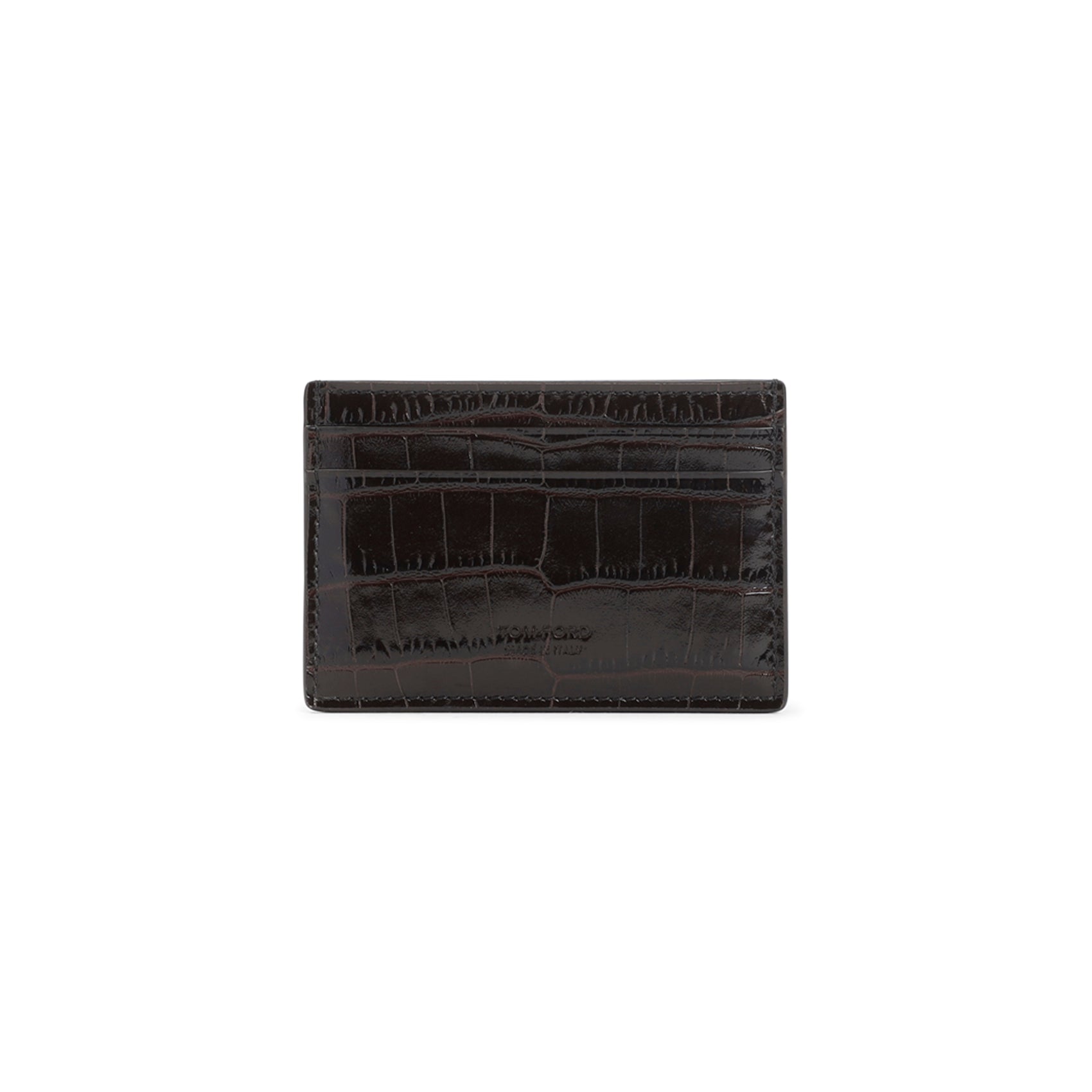 TOM FORD Mini Leather Credit Card Case - 100% Leather - FW25 - Banlieue91 -