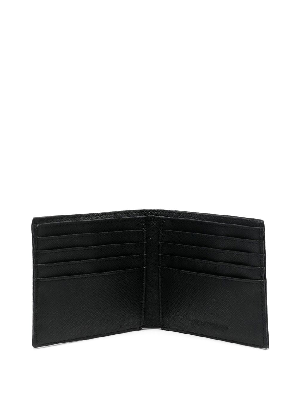 EMPORIO ARMANI Men's Mini Recycled Leather Bi-Fold Wallet - Banlieue91 -