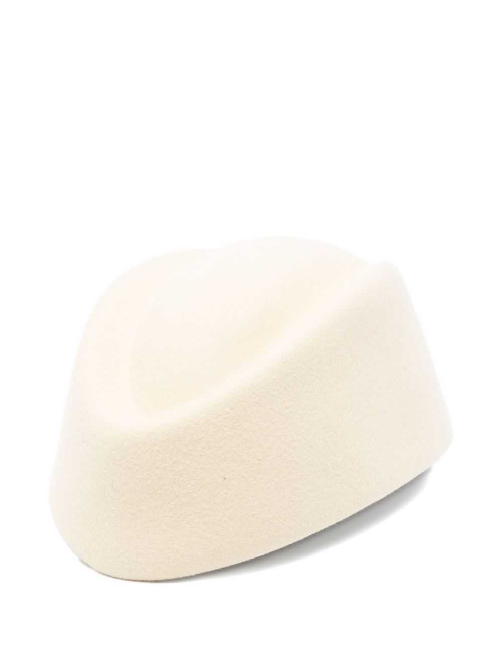 VALENTINO GARAVANI Men's Flat Crown Wool Hat with Gold-Tone Logo - Banlieue91 -
