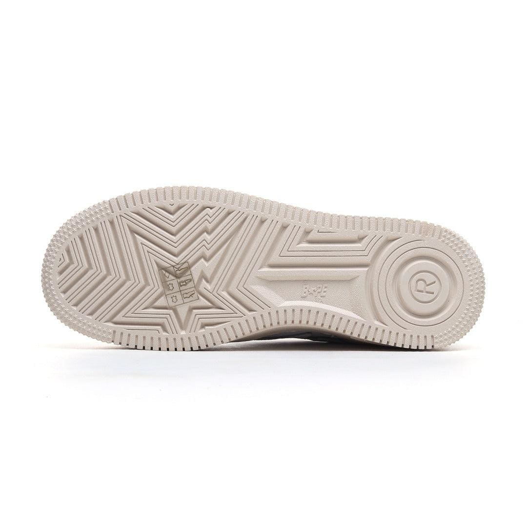 A Bathing Ape Bape Sta Low Suede Heel White | Banlieue91