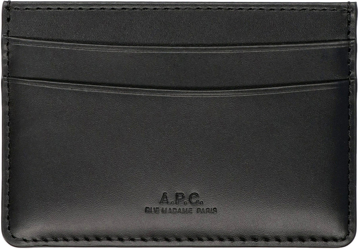A.P.C. Mini Leather Card Holder | Banlieue91