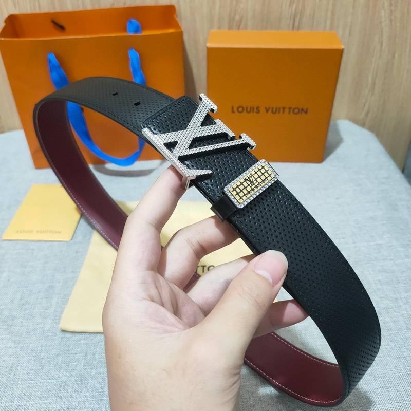 Louis Vuitton Belt 'Black/Red' - Banlieue91