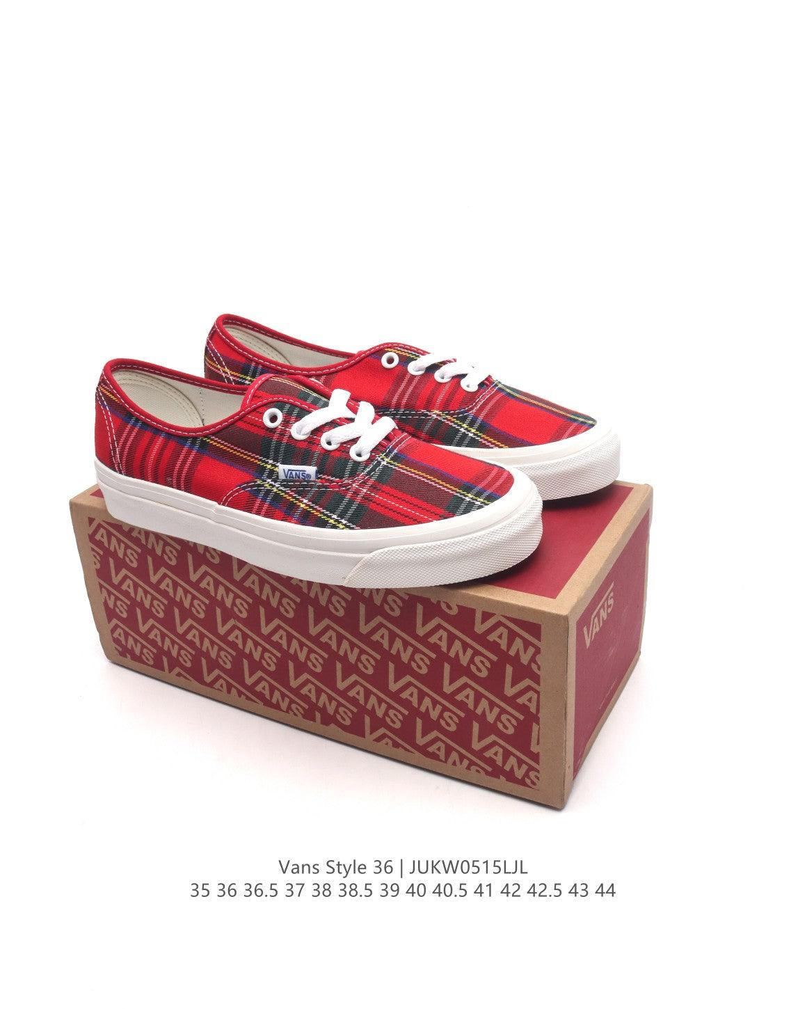 Vans X Pendleton Authentic 44 DX Anaheim Factory Red Tartan - Banlieue91