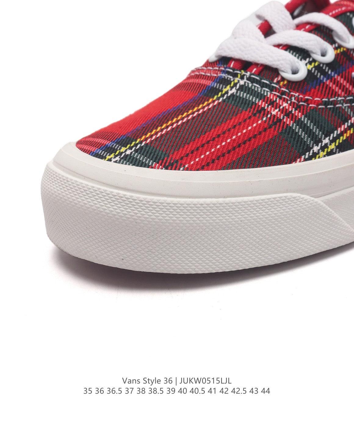 Vans X Pendleton Authentic 44 DX Anaheim Factory Red Tartan - Banlieue91