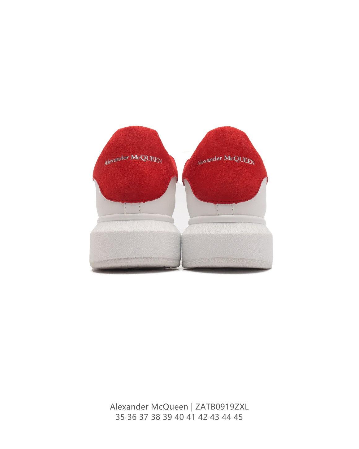 Alexander McQueen Sneakers 'White & Red' - Banlieue91