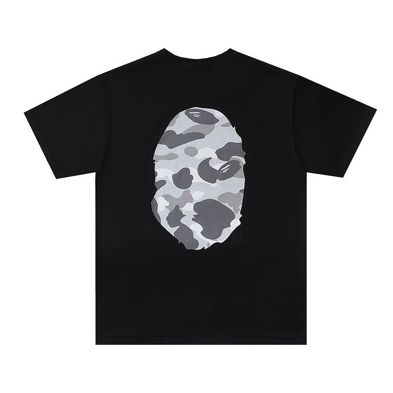 Bathing Ape Black T-Shirt without Collar - Banlieue91