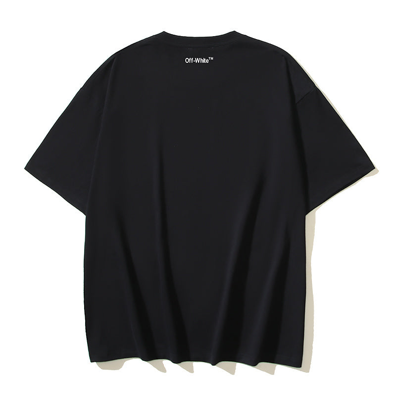 Off-White logo cotton t-shirt 'Black' - Banlieue91 -