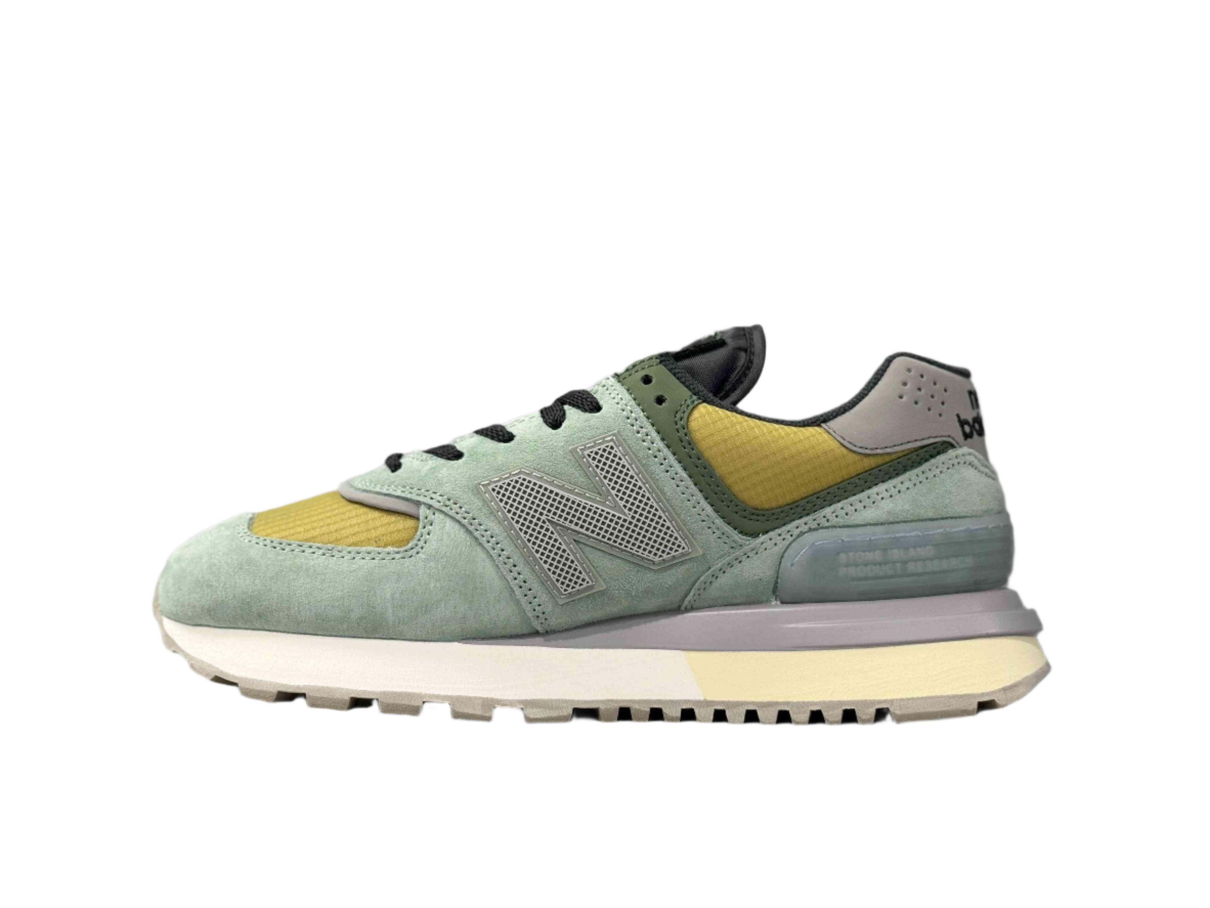 New Balance 574 Legacy Stone Island Light Green - Banlieue91