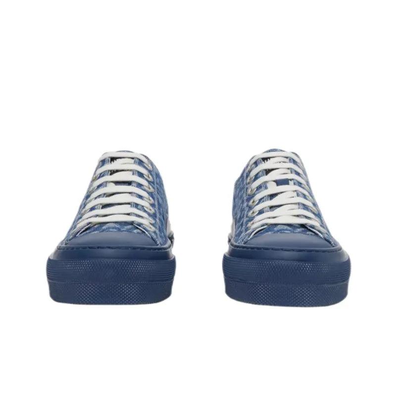 Burberry Low Top Skateboard Shoes 'Denim Blue' - Banlieue91 -