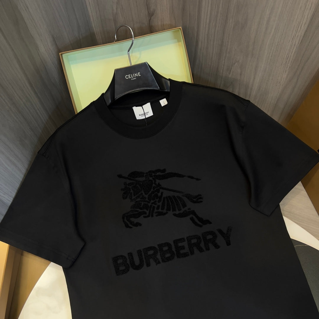 Burberry T-Shirt Without Collar 'Black' - Banlieue91