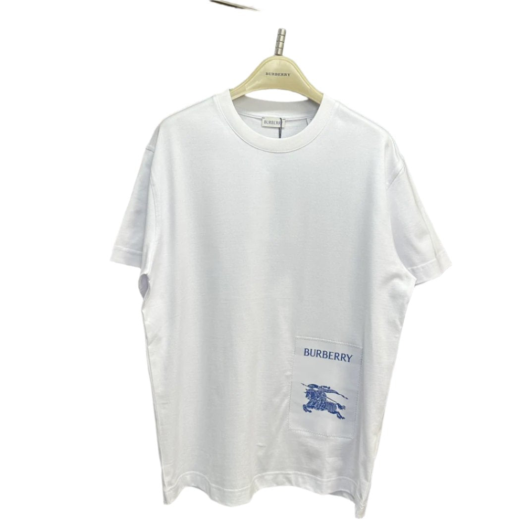 Burberry T-Shirt Without Collar 'White' - Banlieue91