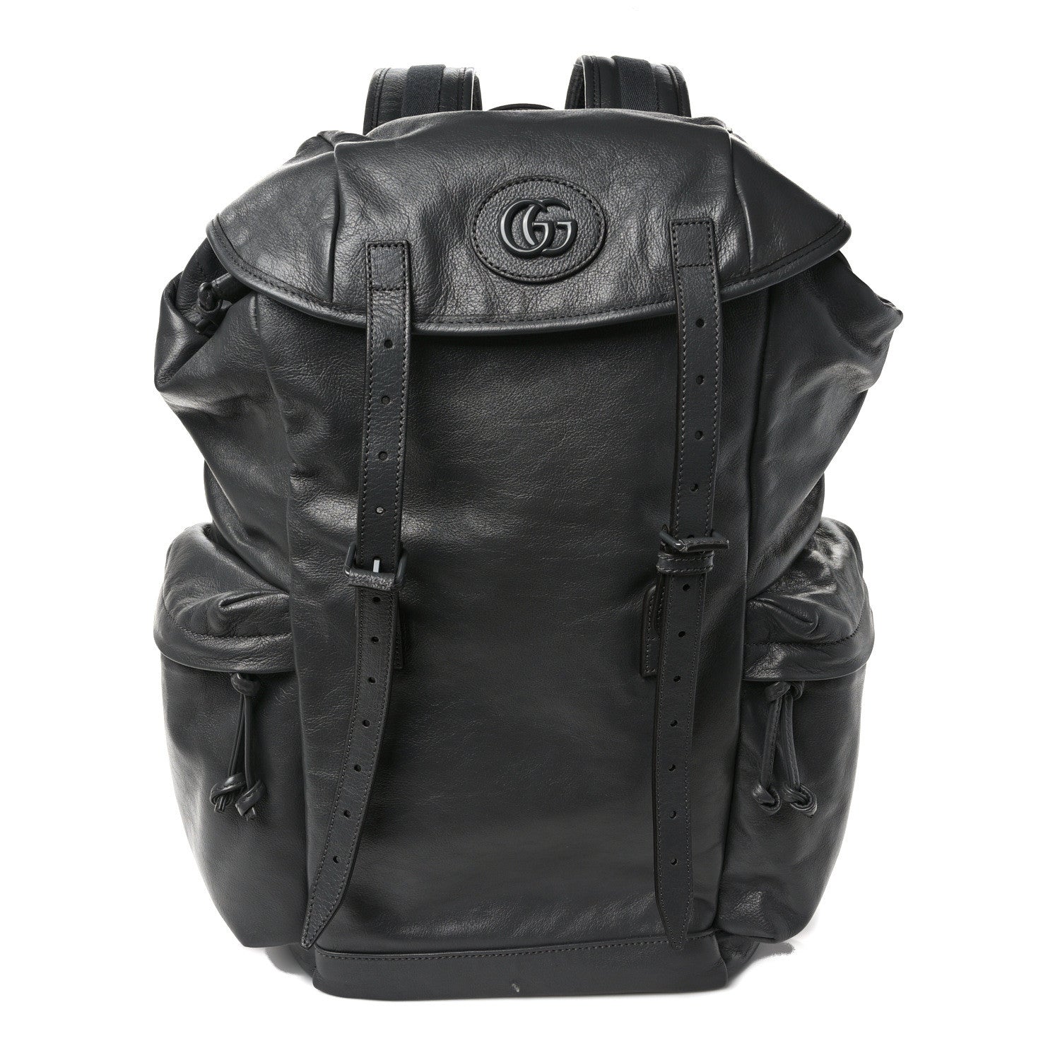 Gucci Calfskin Monochrome Double G Backpack - Banlieue91