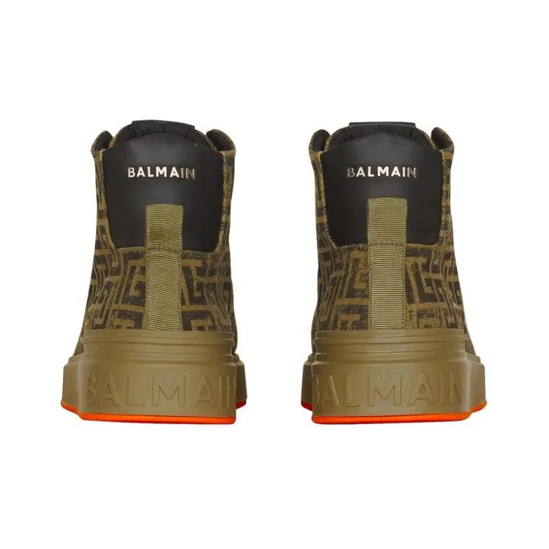 BALMAIN Casual Shoes Men High Top Khaki - Banlieue91 -