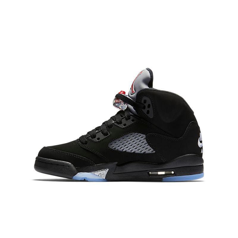 Air Jordan Retro 5 Black Metallic Silver - Banlieue91