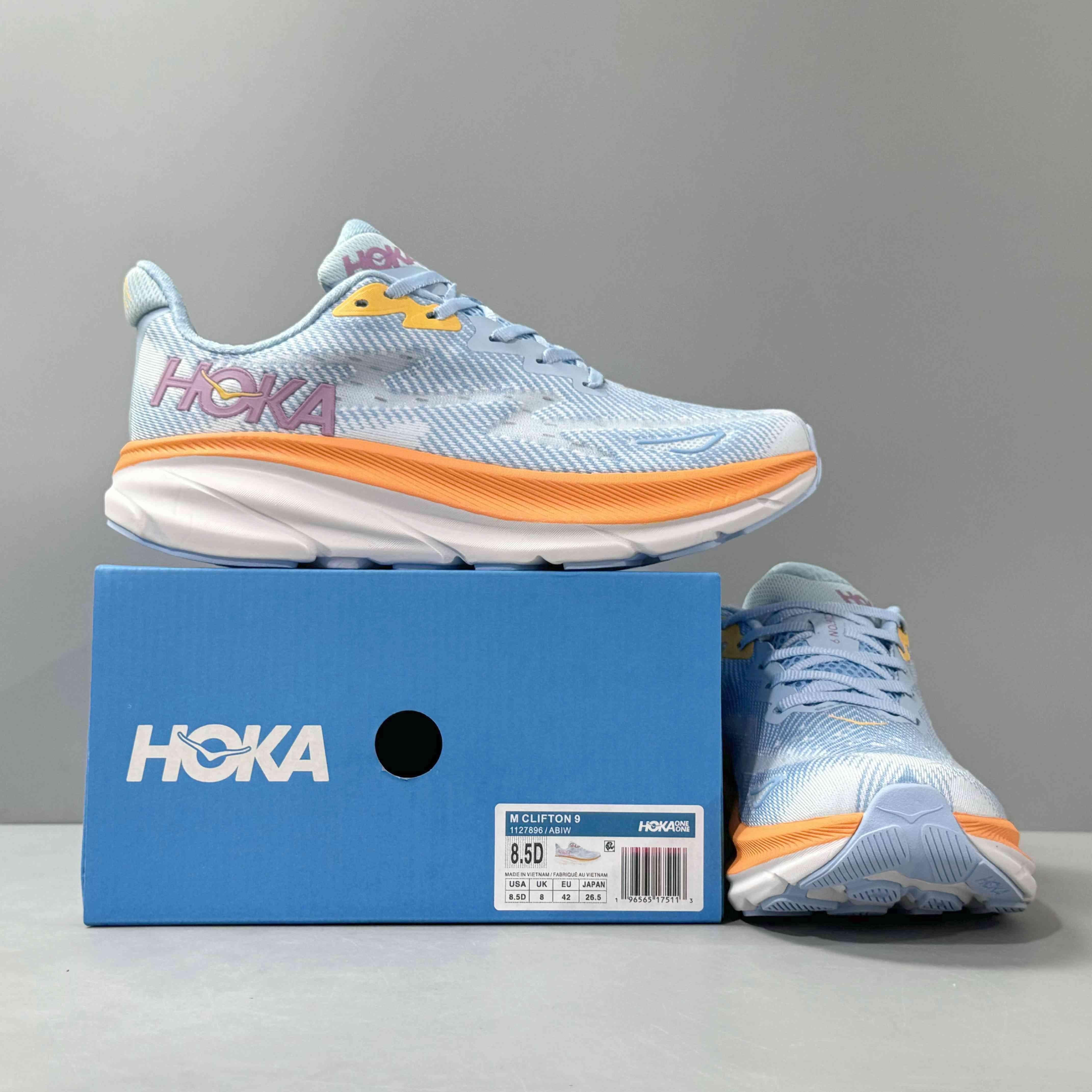 Hoka One One Clifton 9 'Airy Blue' - Banlieue91